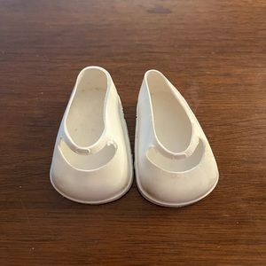 Baby Doll white plastic shoes